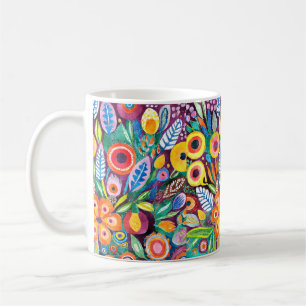 Bohemische Blüte Kaffeetasse