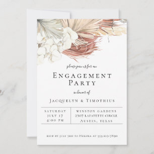 Bohemische botanische Engagement-Partei Ankündigung