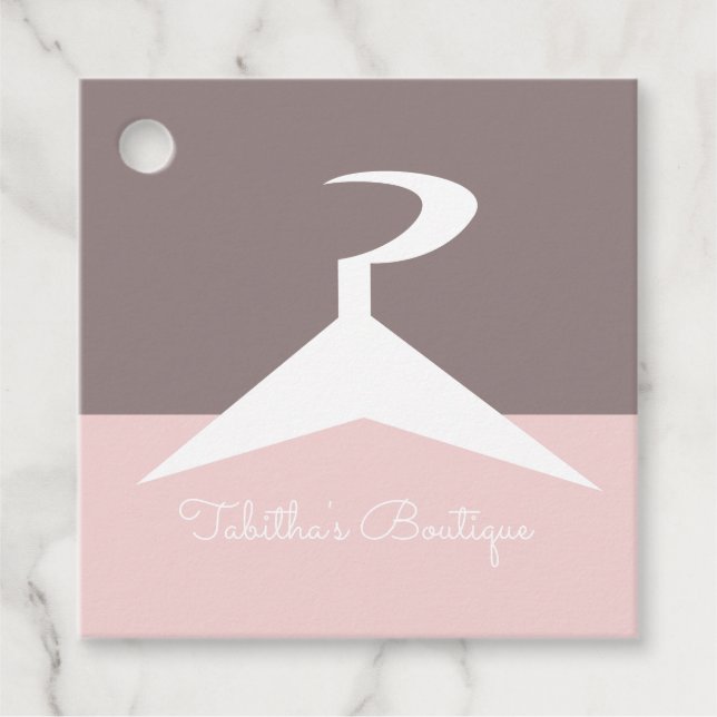 Bohemische Boutique Kleidung Größe Preis hängen Ta Geschenkanhänger (Vorderseite)