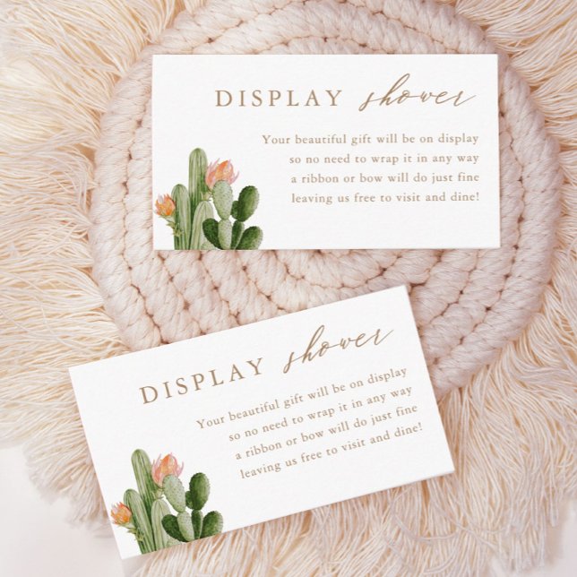 Bohemische Cactus Display Shower Insert (Von Creator hochgeladen)