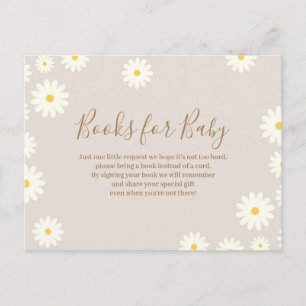 Bohemische Daisy Floral Books für Baby Postcard Postkarte