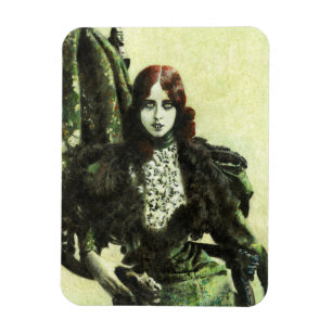 Bohemische Dame Vampire Flexible Magnet
