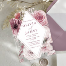 Bohemische Dusty Rose & Mauve Floral Wedding