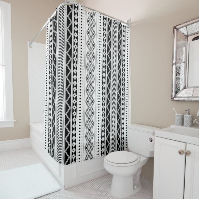 Bohemische Einrichtung Duschvorhang (Beispiel)