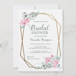 Bohemische Eleganz: Goldenes geometrisches und Was Einladung