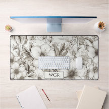 Bohemische florale Monogramm