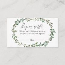 Bohemische Greenery Babydusche Windelwindeln Einla