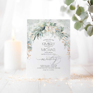 Bohemische Grün Arch Sommergarten Hochzeit Einladung