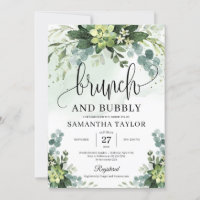 Bohemische Grünpflanzen prächtiges Brunch und Bubb