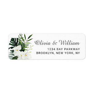 Bohemische Hochzeit mit Blumen und Orchideen