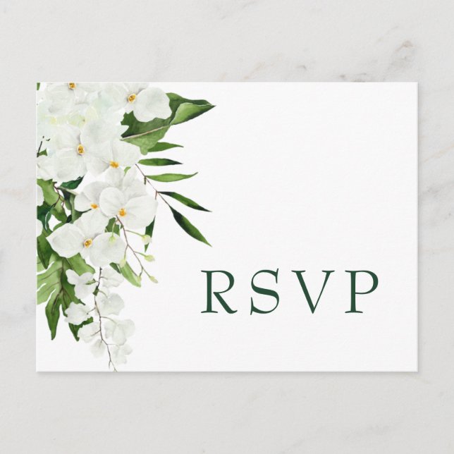 Bohemische Hochzeit-RSVP Postkarte (Vorderseite)