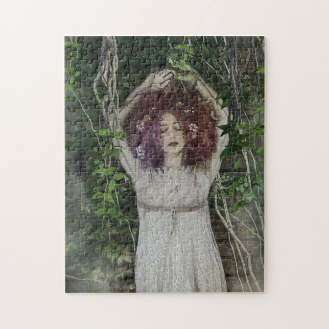 BOHEMISCHE HÜBSCHE FRAU ART JIGSAW PUZZLE (Vertikal)