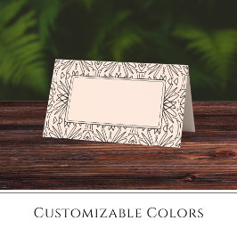 Bohemische Jungle-Hochzeitskarten Platzkarte