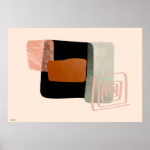 Bohemische Kunstgestaltung abstrakte Quadrate
