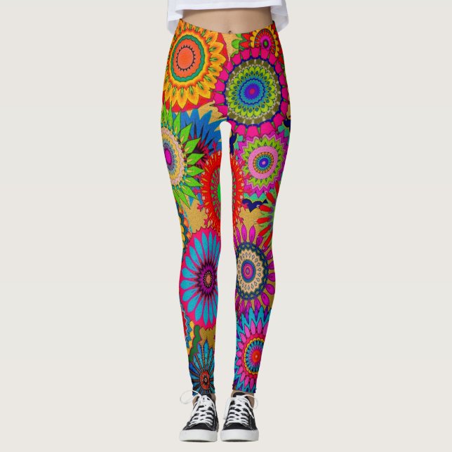 Bohemische Leggings (Vorderseite)