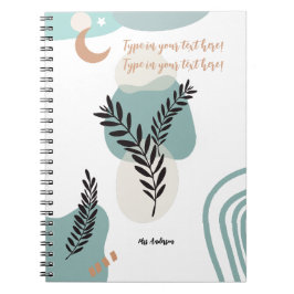 Bohemische Lehrerbewertung Moderne Sitte Notizblock