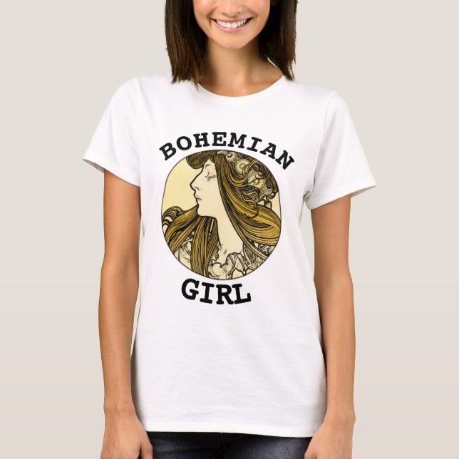 BOHEMISCHE MÄDCHEN-T - SHIRT (Vorderseite)