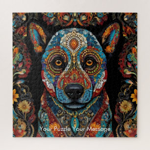 Bohemische Majestät des gemalten Hundes Puzzle