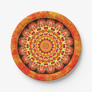 Bohemische Mandala Paper Party Teller