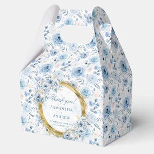 Bohemische Pastellblauer Hochzeit in der Luft Geschenkschachtel