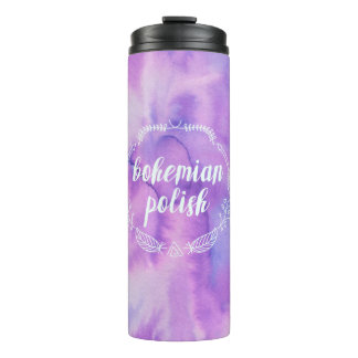 Bohemische polnische thermische Trommel Thermosbecher