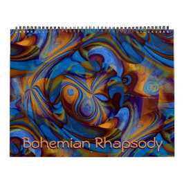 Bohemische Rhapsody-Trippy-Abstrakte Kunst Kalender
