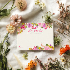 Bohemische Rosa Rosen Abschluss Beratung Wünsche Begleitkarte