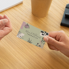 Bohemische Ruhe Abstrakt Visitenkarte