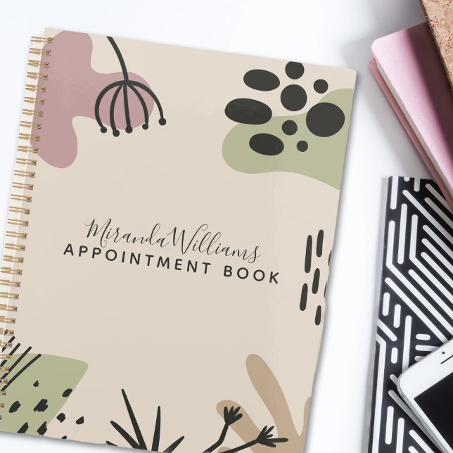 Bohemische ruhige Abstrakte Ernennung Planer (Bohemian Tranquil Abstract Appointment Planner)
