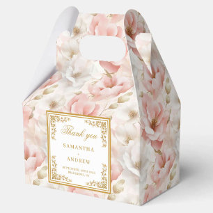 Bohemische staubfarbige Gastgeschenk Hochzeit Geschenkschachtel