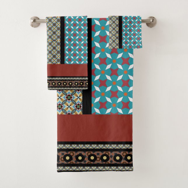 Bohemische Sternexplosion Badhandtuch Set (Insitu)