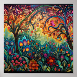 Bohemische Tapisserie Poster