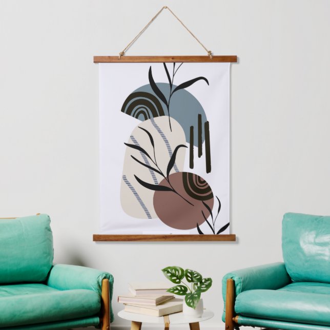 Bohemische Träume Wandteppich Mit Holzrahmen (Wohnzimmer)