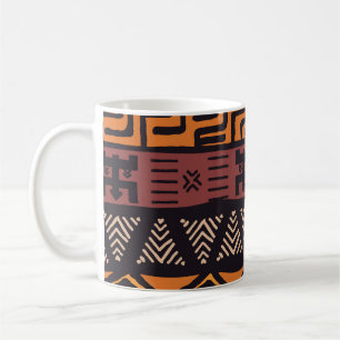 Bohemische Tribal Geometrie Kaffeetasse