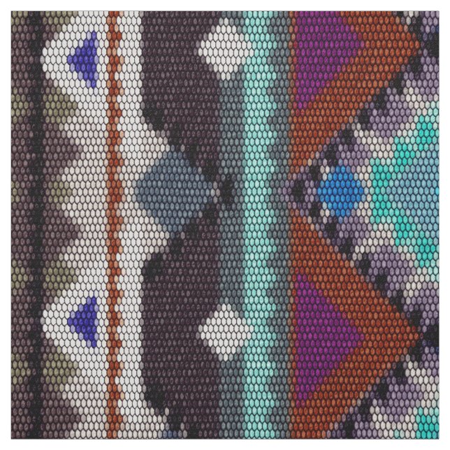 Bohemische Verzierung in ethno-ähnlichem, Azteke Stoff (Muster)