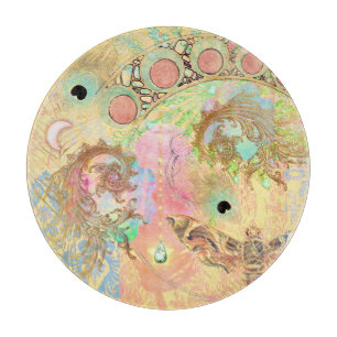 Bohemische Vintage Kunst einzigartig Hippie Pasta  Schneidebrett