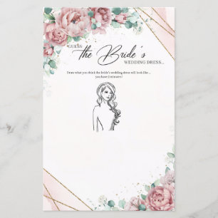 Bohemische Vintage Rose schätzen das Brautkleid