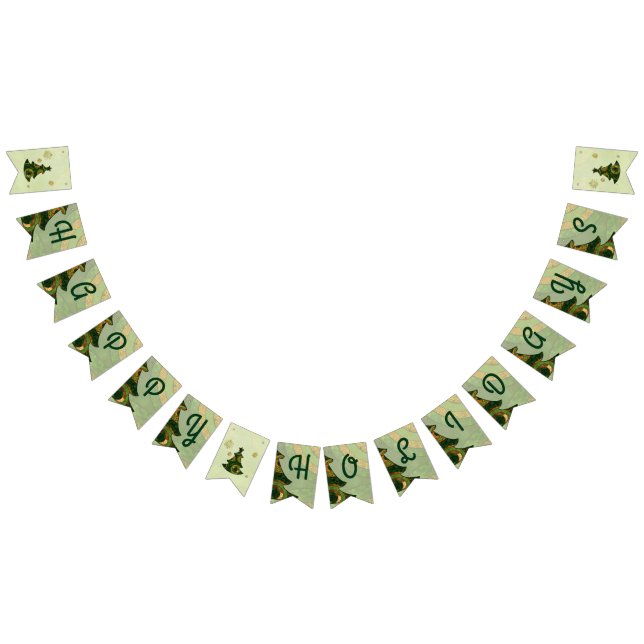 Bohemische Weihnachtsbaumfeier Wimpelkette (Alle)