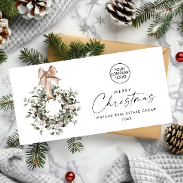 Bohemische Weihnachtsfeier Unternehmensgrüße Feiertagskarte