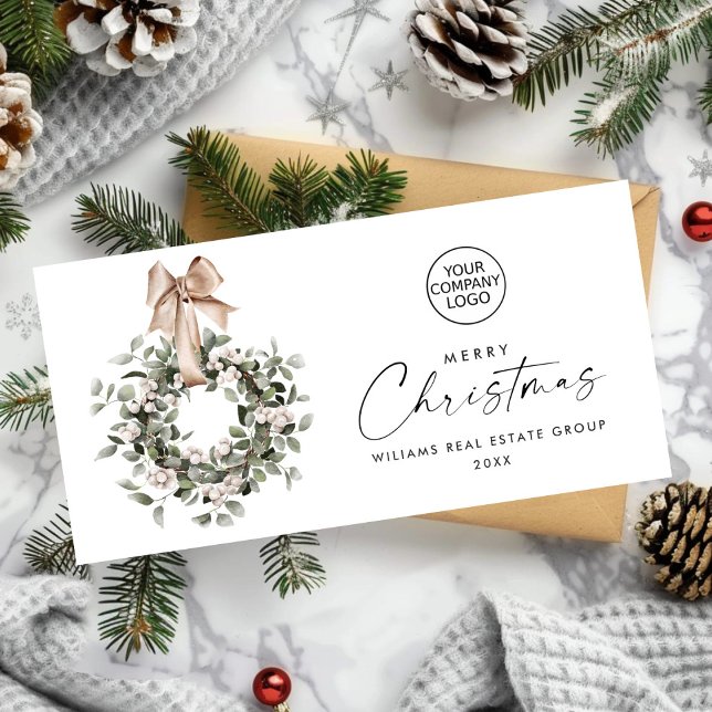 Bohemische Weihnachtsfeier Unternehmensgrüße Feiertagskarte (Von Creator hochgeladen)