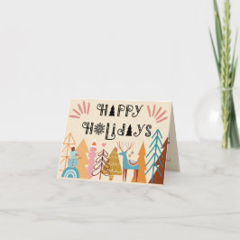 Bohemische Whimsikerkarte Feiertagskarte