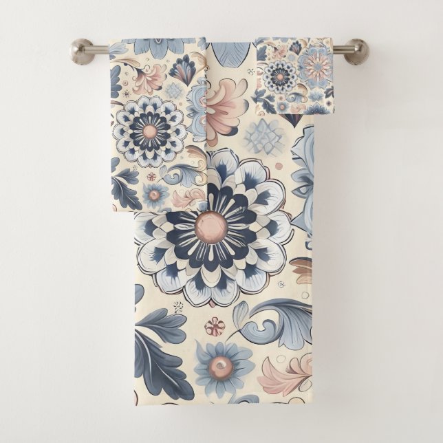 Bohemische Wildblume Badhandtuch Set (Insitu)