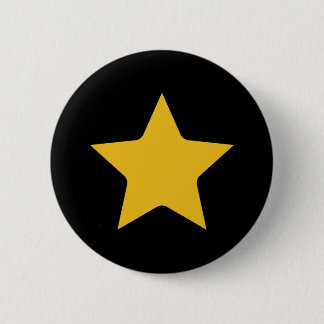 Bohemischer Boho Yellow Gold Star Black Button