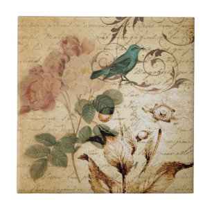 Bohemischer Chic Paris Scripts französisches Fliese