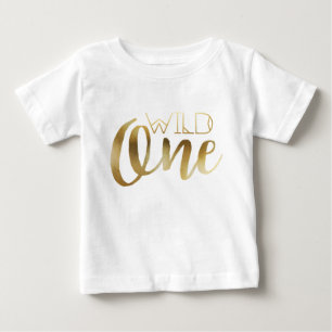 Bohemischer Chic-wilde   Stammes- Goldfolie Baby T-shirt