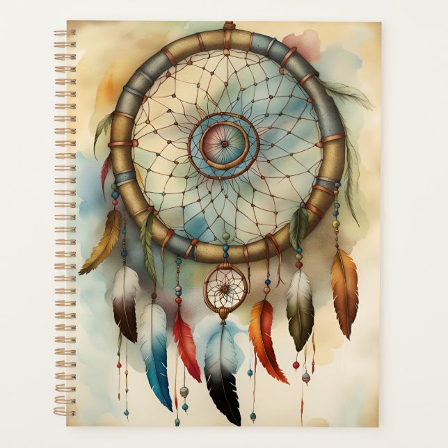 Bohemischer Dreamcatcher Planer (Vorderseite)