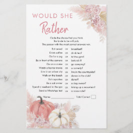 Bohemischer Fall in der Liebe Pumpkin würde sie eh