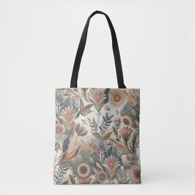 Bohemischer Farbmix und Thema Blume (Vorderseite)