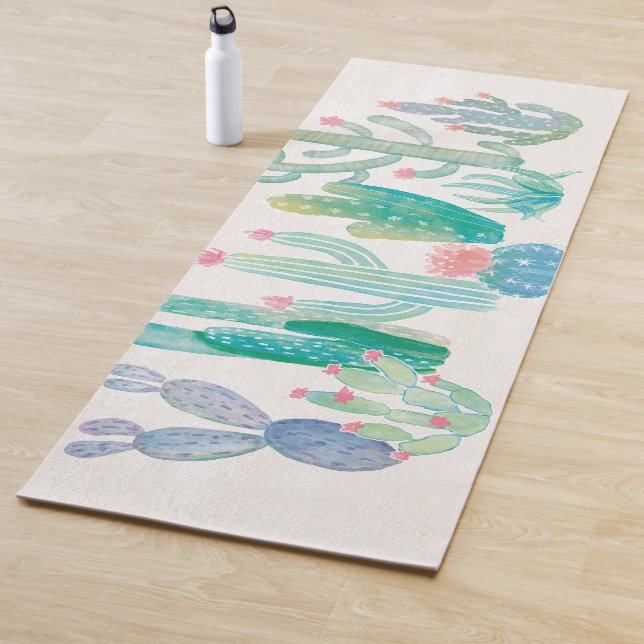 Bohemischer Kaktus Yogamatte (Beispiel)