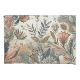 Bohemischer Mix aus aquamarinem Magenta, lila auf  Kissenbezug